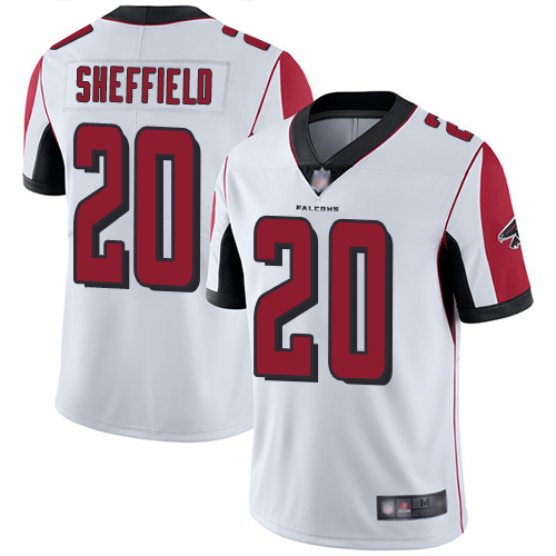 Atlanta Falcons Limited White Men Kendall Sheffield Road Jersey NFL Football #20 Vapor Untouchable